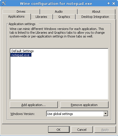open a terminal emulator mac winecfg